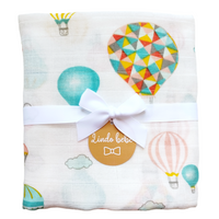 Pack 4 piezas •Hot-air balloons• Mint