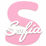 Placa •Stylish• Rosa