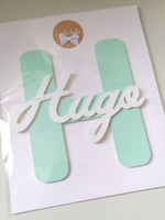 Placa •Stylish• Mint