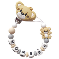 Chupetero •Teddy Bear• beige